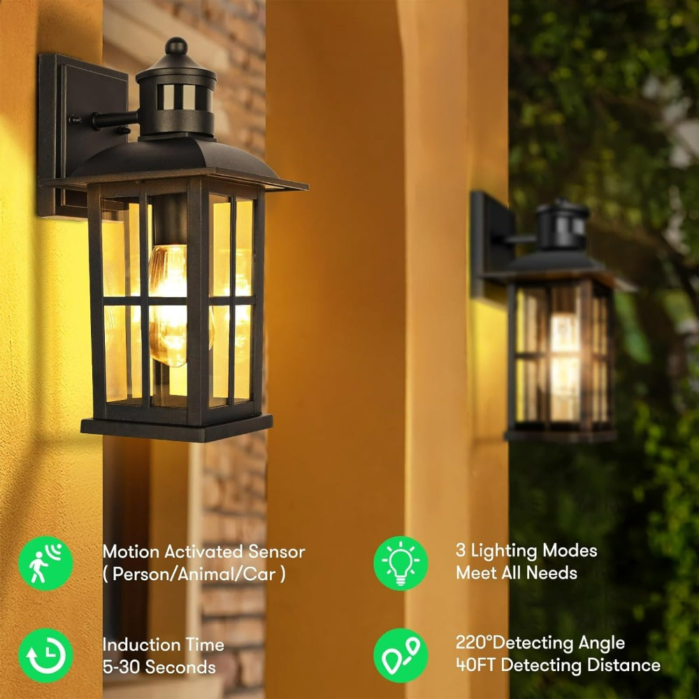 Motion Sensor Outdoor Wall Light