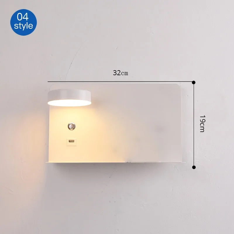 LED Wall Lamps with USB