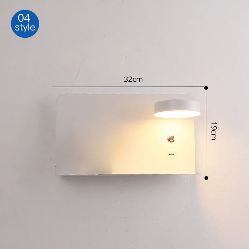 LED Wall Lamps with USB