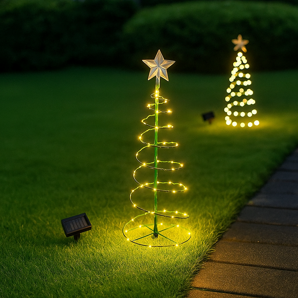 Christmas Tree Decoration Solar Outdoor Lighting