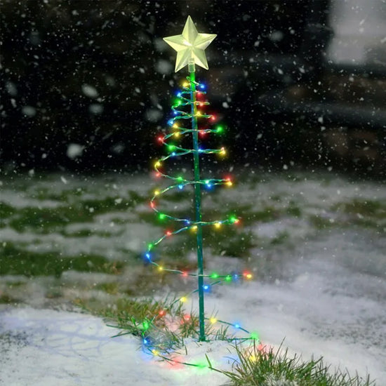 Christmas Tree Decoration Solar Outdoor Lighting