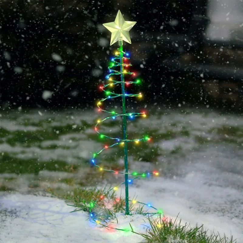 Christmas Tree Decoration Solar Outdoor Lighting