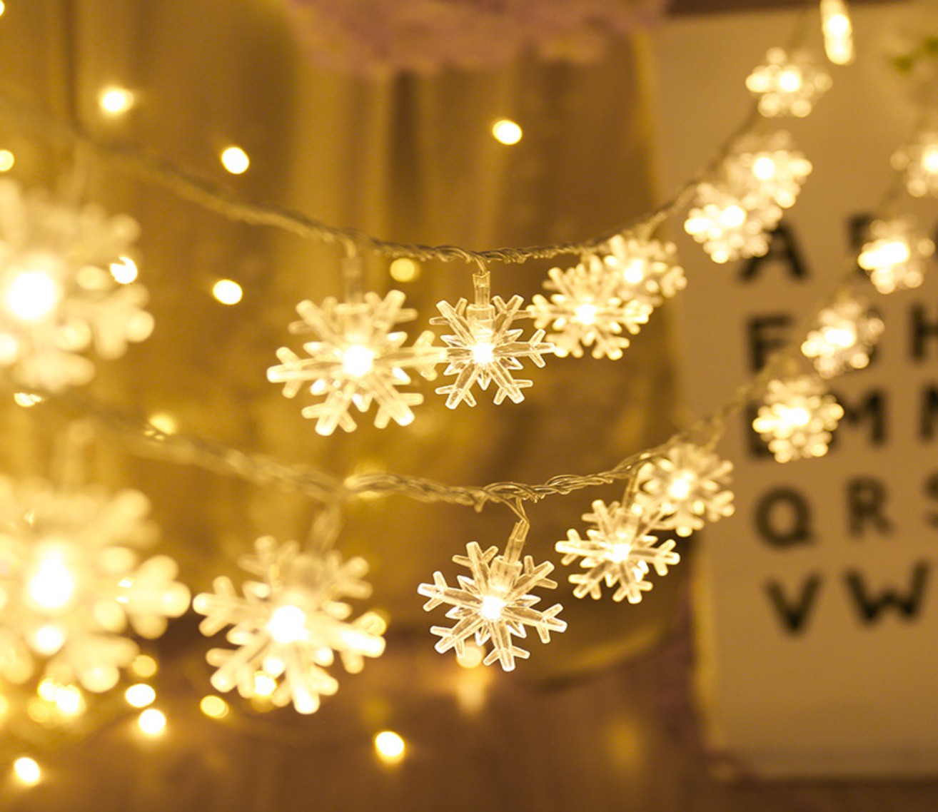 Flashing Lights with Star Decor