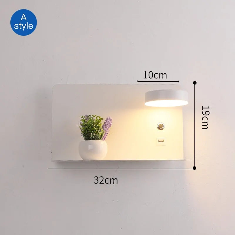 LED Wall Lamps with USB